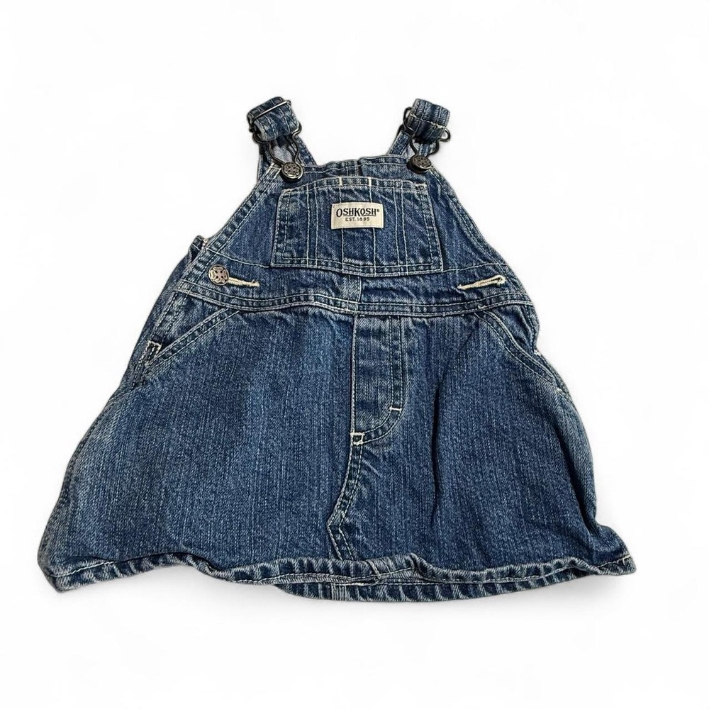 OshKosh B'gosh Vintage Denim Overall Dress 3-6M